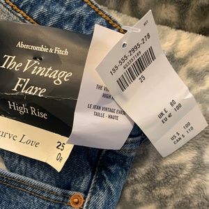 Womens ultra high abercrombie jeans